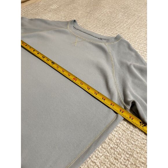 Eddie Bauer Blue Raglan Crewneck Sweatshirt XL Casual Outdoorsy Soft Classic - Picture 6 of 8